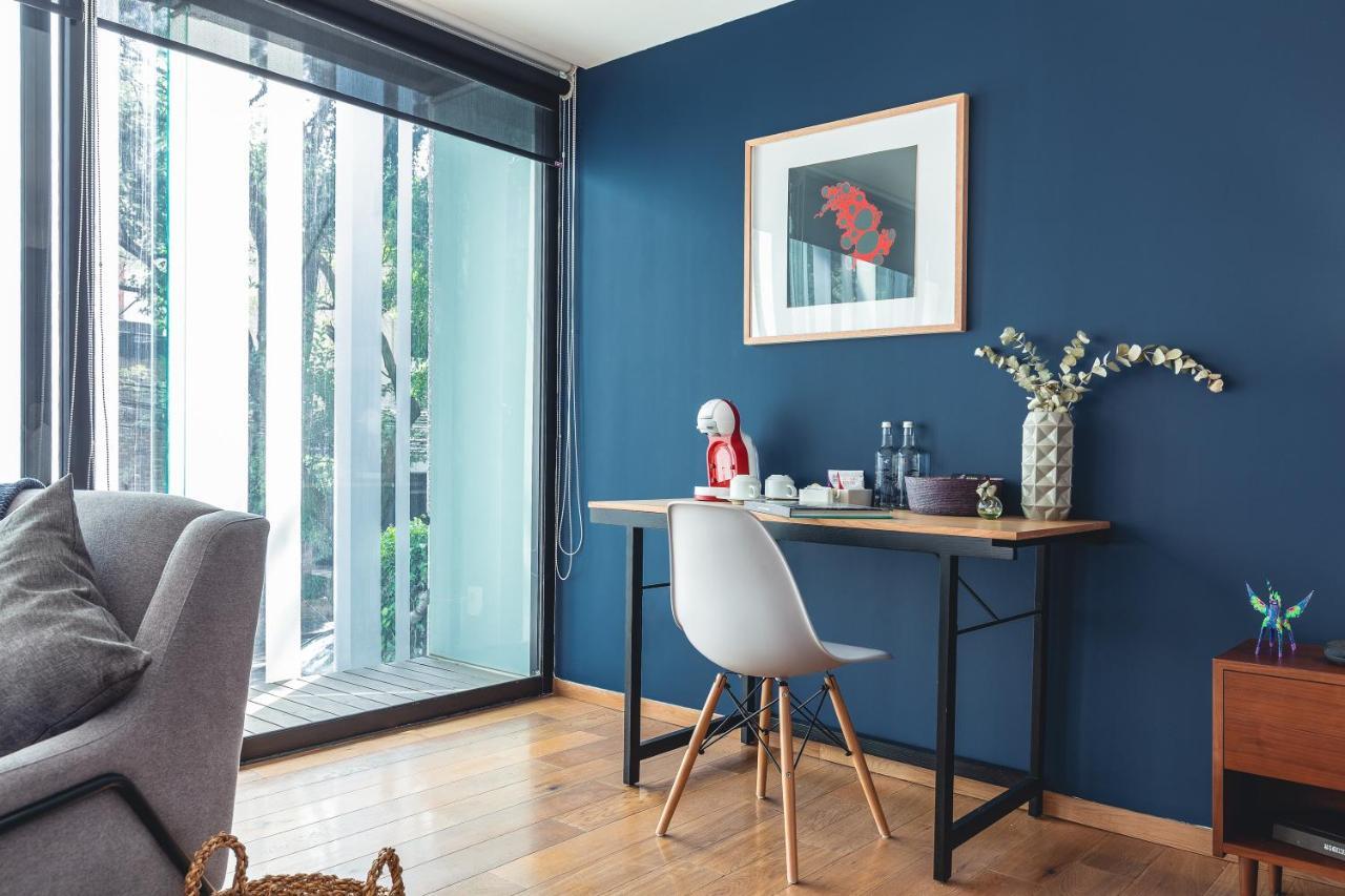 Casai Bright Designer Studio With Balcony In Polanco Mexico City Luaran gambar